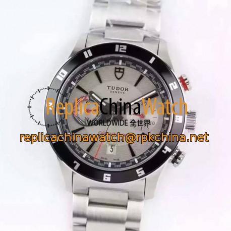 Replica Tudor Grantour Fly-Back Stainless Steel Gray Dial Swiss 7750