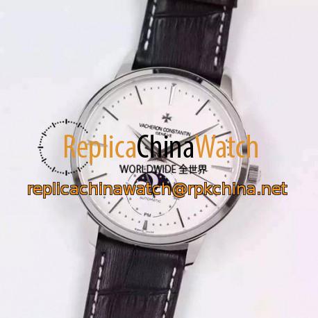 Replica Vacheron Constantin Patrimony 81180 Stainless Steel White Dial Swiss 2450SC