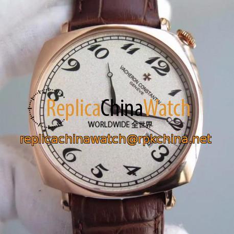 Replica Vacheron Constantin Historiques American 1921 Rose Gold White Dial Swiss 2892