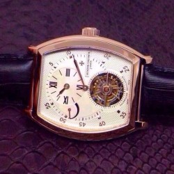 Replica Vacheron Constantin Malte Tourbillon Regulator Rose Gold White Dial Swiss Tourbillon