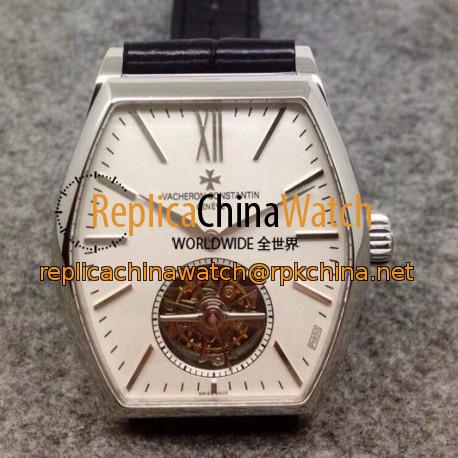 Replica Vacheron Constantin Malte Tourbillon Stainless Steel White Dial Swiss Tourbillon