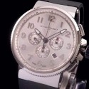 Replica Ulysse Nardin Marine Chronograph Stainless Steel Arabian Numbers White Dial Swiss 7750