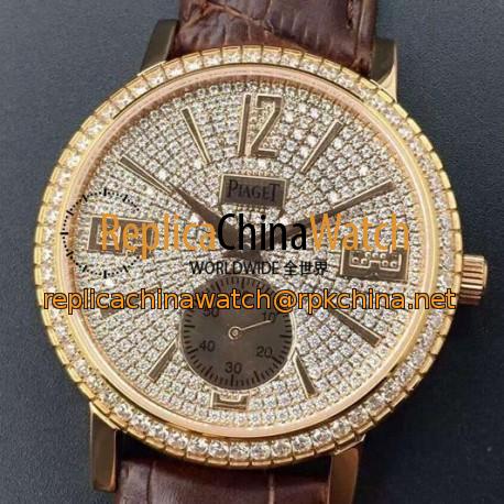 Replica Piaget Dancer Rose Gold & Diamonds Diamonds Dial Swiss 2824