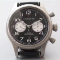 Replica Hamilton Khaki Pilot Pioneer Stainless Steel Black & White Dial Swiss 7750