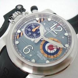 Replica Graham Chronofighter Oversize Stainless Steel Blue Dial Swiss 7750