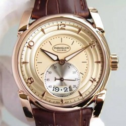 Replica Parmigiani Fleurier Kalpa Tonda Rose Gold Gold Dial Swiss 331