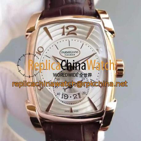 Replica Parmigiani Fleurier Kalpa Grande Rose Gold White Dial Swiss 331