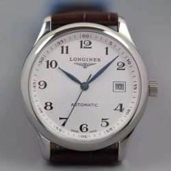 Replica Longines Master Collection Stainless Steel White Dial Swiss 2824-2