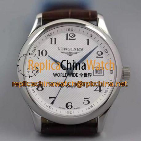 Replica Longines Master Collection Stainless Steel White Dial Swiss 2824-2