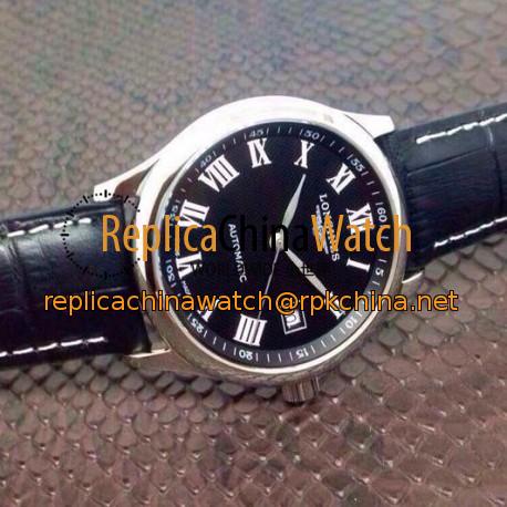 Replica Longines Master Collection Stainless Steel Black Dial Swiss 2824-2