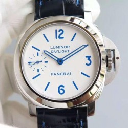 Replica Panerai Luminor Daylight PAM 650 Stainless Steel White Dial Swiss P5000