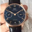 Replica IWC Portuguese IW500701 Rose Gold Black Dial Swiss 52010