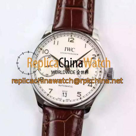 Replica IWC Portuguese IW500704 Stainless Steel White Dial Swiss 52010