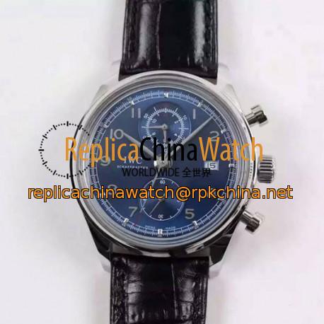 Replica IWC Portuguese Chronograph Classic IW390403 Stainless Steel Blue Dial Swiss 89361