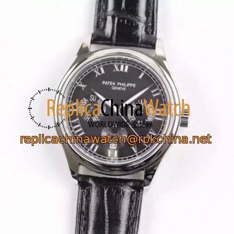 Replica Patek Philippe Annual Calendar 5035P Stainless Steel Black Dial Swiss PP 315SQA