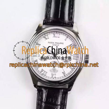 Replica Patek Philippe Annual Calendar 5035G Stainless Steel White Dial Swiss PP 315SQA