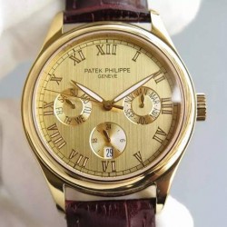 Replica Patek Philippe Annual Calendar 5035J Yellow Gold Gold Dial Swiss PP 315SQA