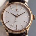 Replica Rolex Cellini Time 50505 Rose Gold White Dial Swiss 2824-2