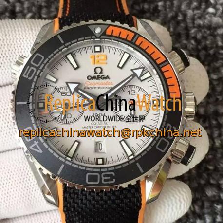 Replica Omega Seamaster Planet Ocean 600M Stainless Steel White Dial Swiss 9900