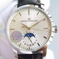 Replica Girard Perregaux 1966 Stainless Steel White Dial Swiss GP 033MO