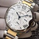 Replica Cartier Ballon Bleu Chronograph Stainless Steel White Dial Swiss 7750