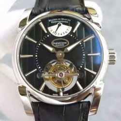 Replica Parmigiani Fleurier Tonda Tourbillon Stainless Steel Black Dial Swiss Tourbillon