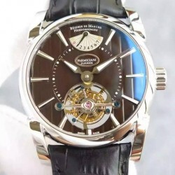 Replica Parmigiani Fleurier Tonda Tourbillon Stainless Steel Brown Dial Swiss Tourbillon