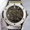 Replica Hublot Classic Fusion Prototype Stainless Steel Black Skeleton Dial Swiss Skeleton