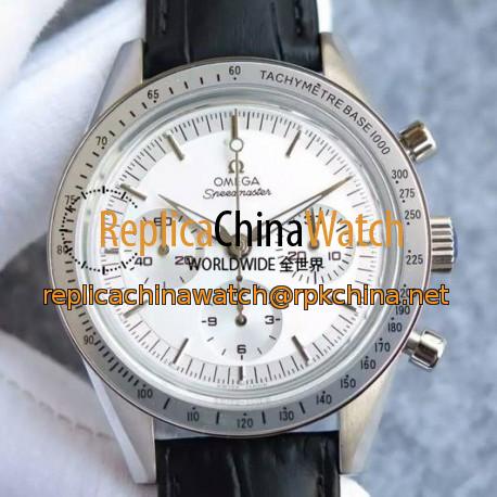 Replica Omega Speedmaster Moonwatch Limited Edition Stainless Steel  White Dial Swiss 1861