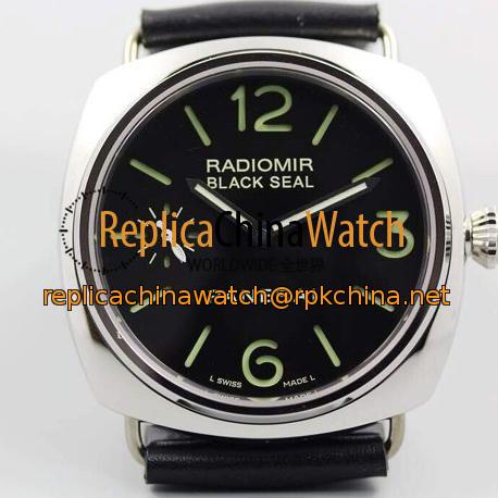 Replica Panerai Radiomir Black Seal PAM 183 Stainless Steel Black Dial Swiss OP XI