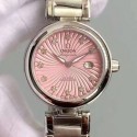 Replica Omega De Ville Ladymatic Stainless Steel Pink Dial Swiss 8520