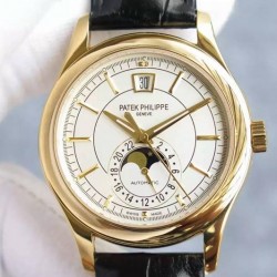 Replica Patek Philippe Annual Calendar 5205 Rose Gold White Dial Swiss 324