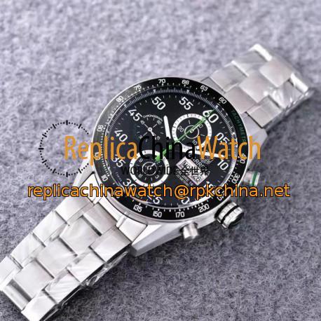 Replica Tag Heuer Carrera Calibre 16 Singapore Limited Edition Stainless Steel Carbon Fiber Dial Swiss Calibre 16