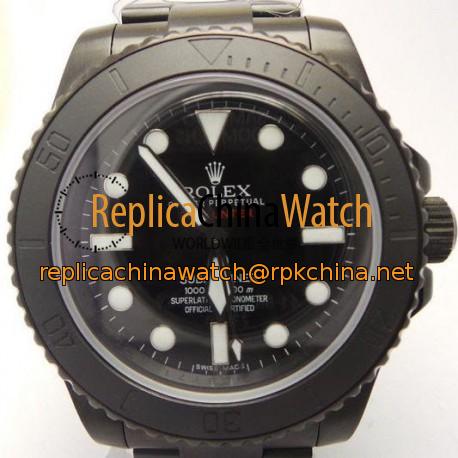 Replica Rolex Submariner 114060 Pro Hunter JF PVD Black Dial Swiss 2836-2