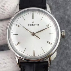 Replica Zenith Elite 6150 03.2270.6150/01.C493 Stainless Steel White Dial Swiss Elite 6150