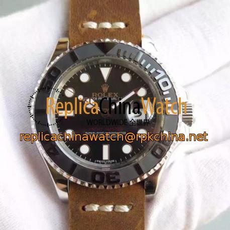 Replica Rolex Yacht-Master 40 116655 BP Stainless Steel Black Dial Swiss 2836-2