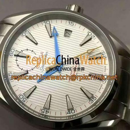 Replica Omega Aqua Terra 150M 41MM Stainless Steel White Dial Swiss Movement 8500