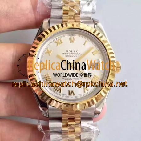 Replica Rolex Datejust 41 126333 41MM NF Stainless Steel & Yellow Gold Rhodium Dial Swiss 2836-2