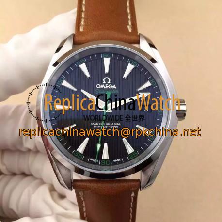 Replica Omega Seamaster Aqua Terra 150M Golf 41MM Stainless Steel Black Dial Swiss 8501