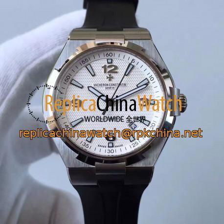 Replica Vacheron Constantin Overseas 47040 Stainless Steel White Dial Swiss 2824-2