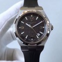 Replica Vacheron Constantin Overseas 47040 Stainless Steel Black Dial Swiss 2824-2