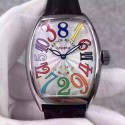 Replica Franck Muller Crazy Color Dreams FM 8880 CH COL DRM Stainless Steel White Dial Swiss 2824-2