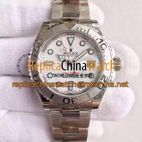 Replica Rolex Yacht-Master 40 116622 JF Stainless Steel White Dial Swiss 2836-2