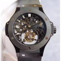 Replica Hublot Big Bang Skeleton Tourbillon Ceramic Skeleton Dial Swiss Tourbillon