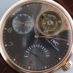 Replica IWC Portuguese Tourbillon Mystery IW504207 Rose Gold Anthracite Dial Swiss 50900