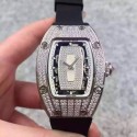 Replica Richard Mille RM07 Ladies Stainless Steel & Diamonds White & Diamonds Dial M6T51