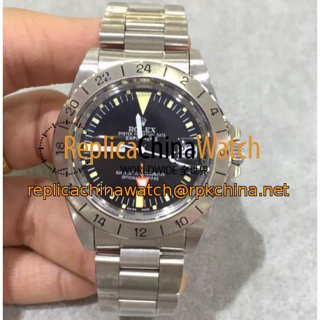 Replica Rolex Explorer II 1655 Steve McQueen LF Stainless Steel Black Dial Swiss 2836-2