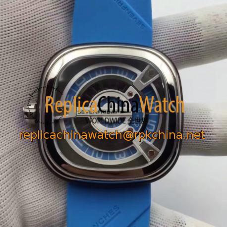 Replica SevenFriday M Series M1/05 Freedom PVD Blue Dial Miyota 8215