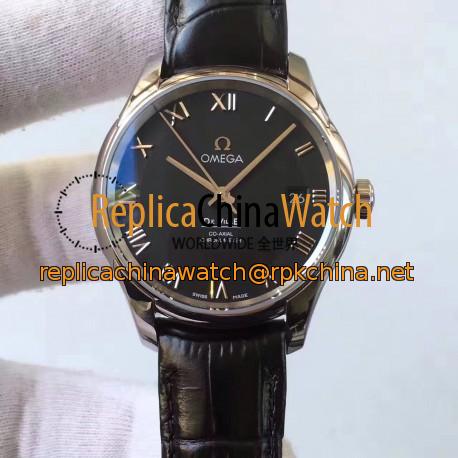 Replica Omega De Ville 431.13.41.21.03.001 41MM MK Stainless Steel Blue Dial Swiss 8500