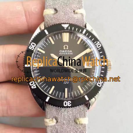 Replica Omega Seamaster 120 Vintage 135.0027 1969 JH Stainless Steel Black Dial Swiss 2824-2